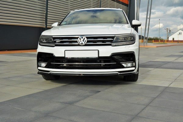 Maxton Front Splitter VW Tiguan Mk2 R-Line - Gloss Black