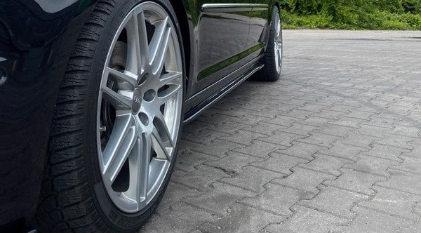 Maxton Side Skirts Diffusers Volkswagen Caddy Mk. 4 - Gloss Black