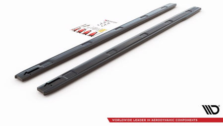 Maxton Side Skirts Diffusers Volkswagen Caddy Mk. 4 - Gloss Black