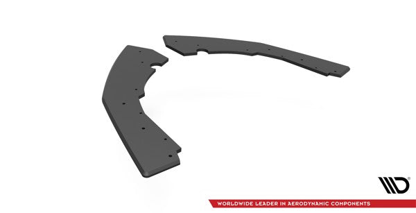 Maxton Street Pro Rear Side Splitters BMW M2 F87 - Black