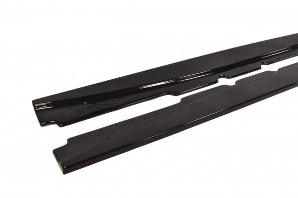 Maxton Side Skirts Diffusers Mercedes C219 - Gloss Black