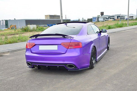 Maxton Rear Side Splitters Audi RS5 Mk1 (8T) Facelift - Gloss Black