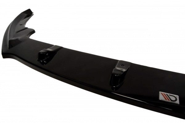 Maxton Front Splitter V.1 Skoda Rapid - Gloss Black