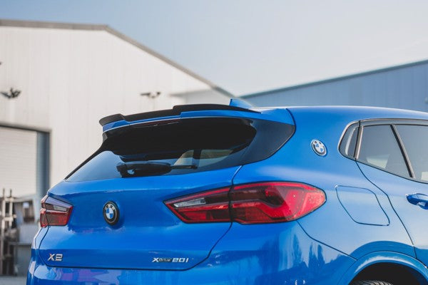 Maxton Spoiler Cap For BMW X2 F39 M-Pack - Gloss Black