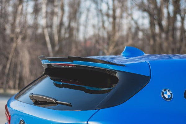 Maxton Spoiler Cap For BMW X2 F39 M-Pack - Gloss Black