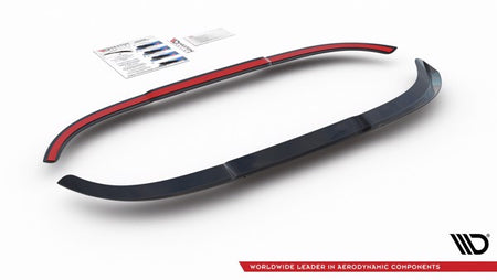Maxton Spoiler Cap For BMW X2 F39 M-Pack - Gloss Black
