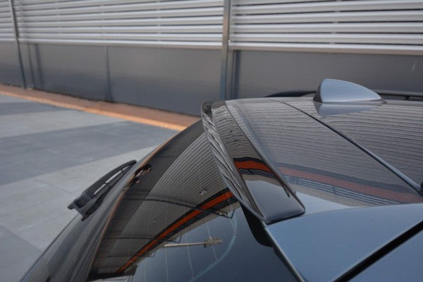 Maxton Spoiler Cap For BMW 5 E61 M-Pack - Gloss Black