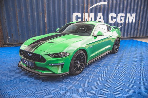Maxton Street Pro Side Skirts Diffusers V.1 Ford Mustang Gt Mk6 Facelift - Black