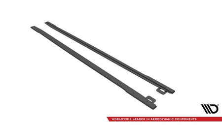 Maxton Street Pro Side Skirts Diffusers V.1 Ford Mustang Gt Mk6 Facelift - Black