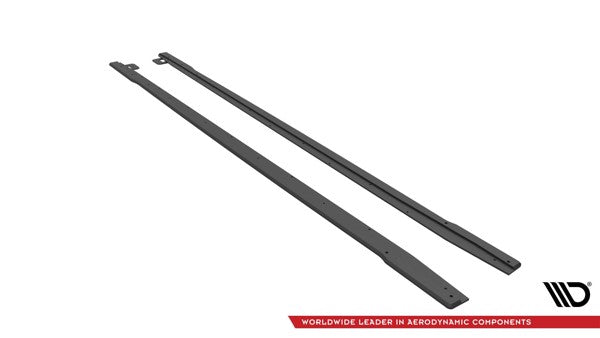 Maxton Street Pro Side Skirts Diffusers V.1 Ford Mustang Gt Mk6 Facelift - Black
