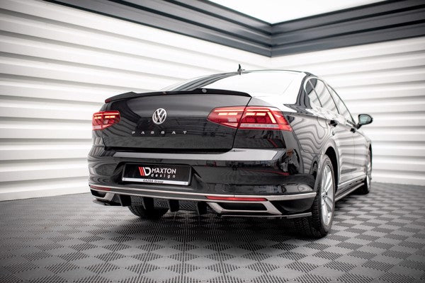Maxton Rear Side Splitters Volkswagen Passat B8 Facelift - Gloss Black