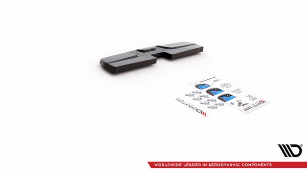 Maxton Central Rear Splitter For Nissan 370Z Nismo Facelift - Gloss Black
