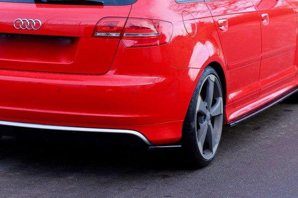 Maxton Rear Side Splitters Audi RS3 8P - Gloss Black