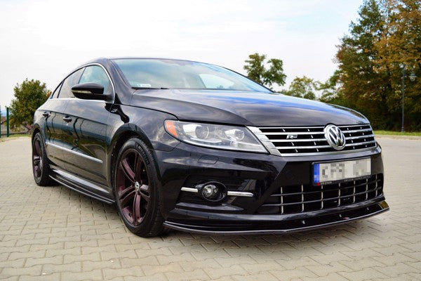 Maxton Front Splitter Volkswagen Cc R-Line - Gloss Black