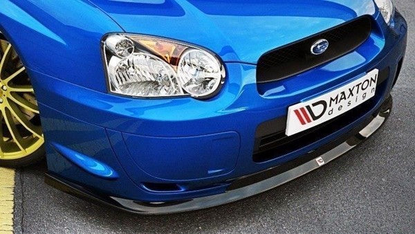 Maxton Front Splitter Subaru Impreza Wrx Sti (Blobeye) - Gloss Black