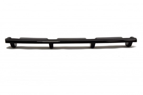 Maxton Central Rear Splitter BMW 1 F20/F21 M-Power (With Vertical Bars) - Gloss Black