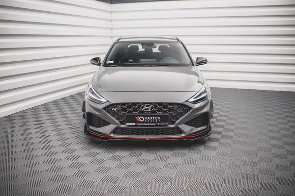 Maxton Front Splitter V.3 Hyundai I30 N Hatchback/Fastback Mk3 Facelift - Gloss Black