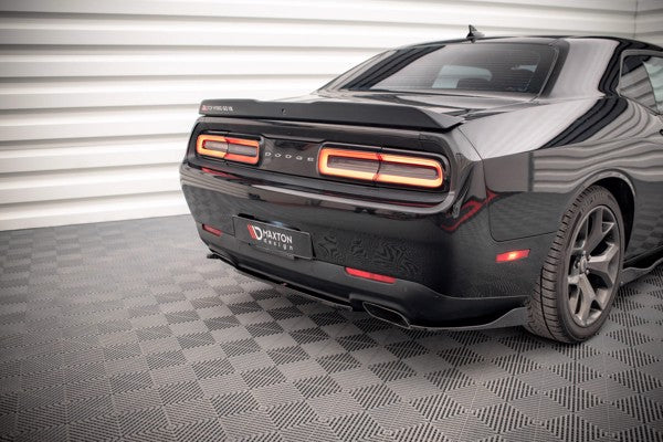 Maxton Rear Side Splitters Dodge Challenger Rt Mk3 Facelift - Gloss Black