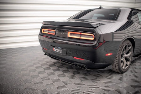 Maxton Rear Side Splitters Dodge Challenger Rt Mk3 Facelift - Gloss Black