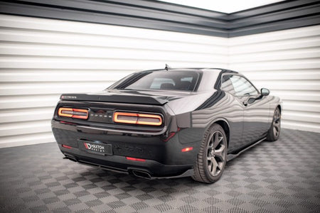 Maxton Rear Side Splitters Dodge Challenger Rt Mk3 Facelift - Gloss Black