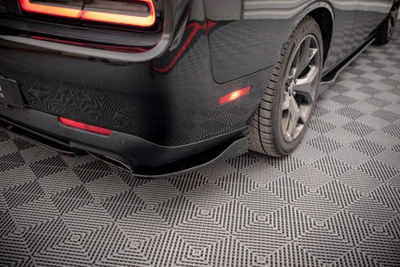 Maxton Rear Side Splitters Dodge Challenger Rt Mk3 Facelift - Gloss Black