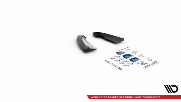 Maxton Rear Side Splitters Opel Astra Gtc Opc-Line J - Gloss Black