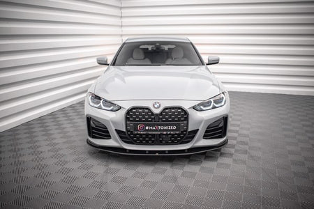 Maxton Street Pro Front Splitter BMW 4 Gran Coupe M-Pack G26 - Black