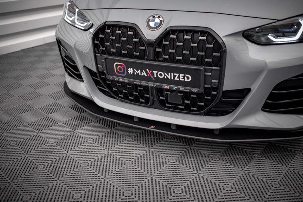 Maxton Street Pro Front Splitter BMW 4 Gran Coupe M-Pack G26 - Black