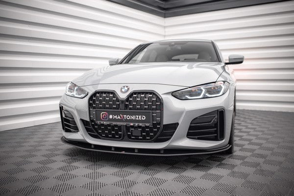 Maxton Street Pro Front Splitter BMW 4 Gran Coupe M-Pack G26 - Black