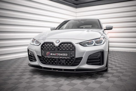 Maxton Street Pro Front Splitter BMW 4 Gran Coupe M-Pack G26 - Black