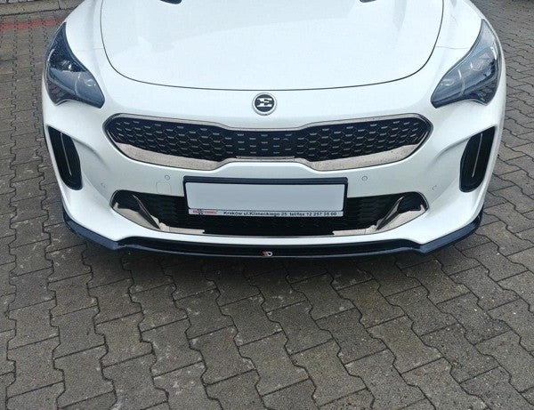 Maxton Front Splitter V.1 Kia Stinger Gt - Gloss Black
