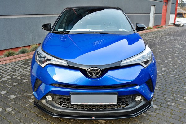 Maxton Front Splitter V.1 Toyota C-Hr  - Gloss Black