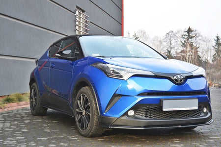 Maxton Front Splitter V.1 Toyota C-Hr  - Gloss Black