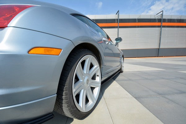 Maxton Side Skirts Diffusers Chrysler Crossfire  - Gloss Black
