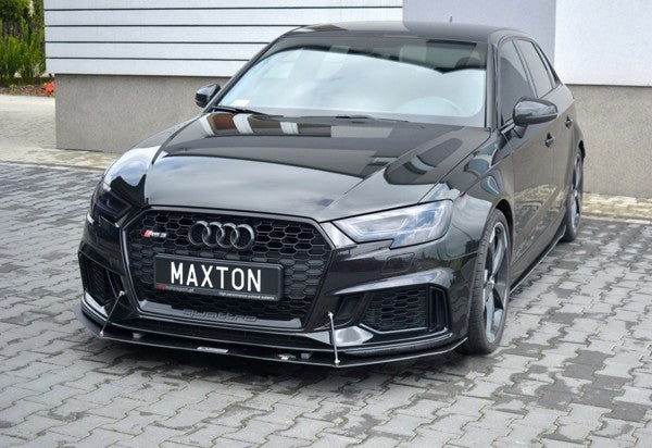 Maxton Front Racing Splitter V.1 Audi RS3 8V Fl Sportback