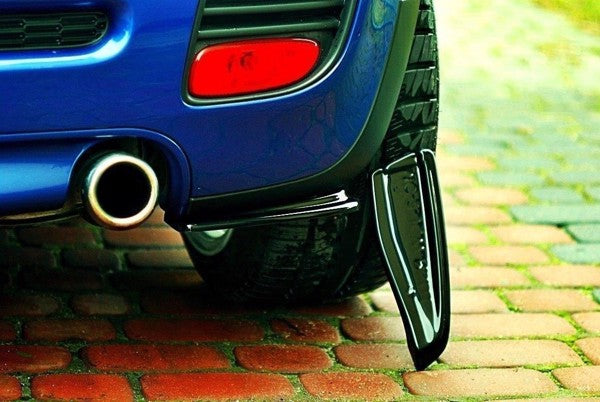 Maxton Rear Side Splitters Mini Cooper R56 Jcw - Gloss Black