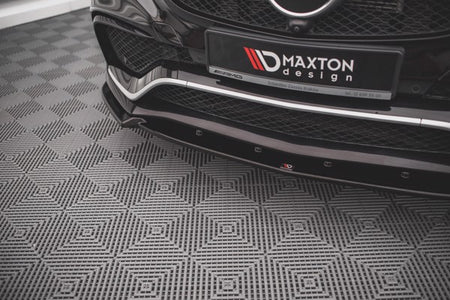 Maxton Front Splitter V.1 Mercedes-Benz Gle Coupe 63Amg C292 - Gloss Black