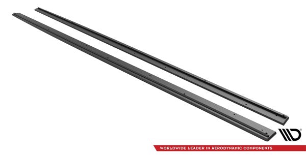 Maxton Street Pro Side Skirts Diffusers BMW 4 Gran Coupe M-Pack G26 - Black