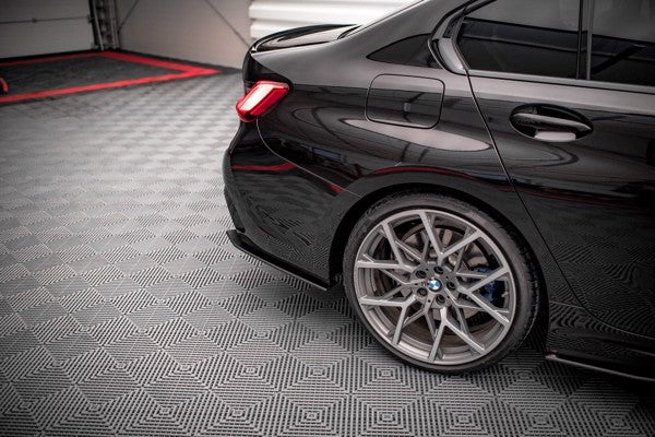 Maxton Street Pro Rear Side Splitters V.1 BMW M340I G20 / G21 - Black