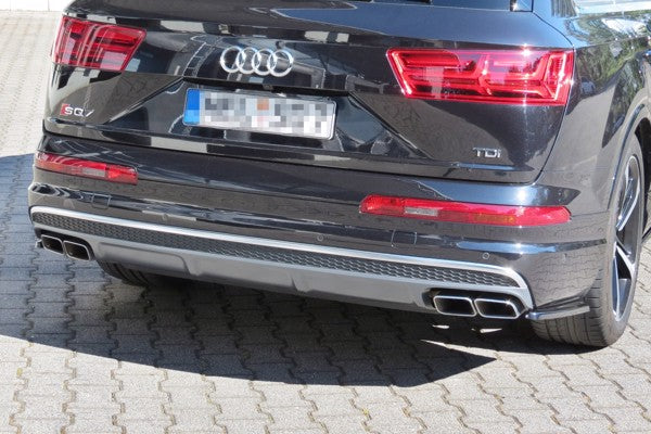 Maxton Rear Side Splitters Audi Sq7 / Q7 S-Line Mk.2 - Gloss Black