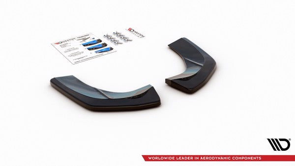 Maxton Rear Side Splitters Hyundai I30 N Mk3 Fastback  - Gloss Black