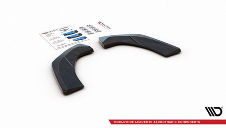 Maxton Rear Side Splitters Hyundai I30 N Mk3 Fastback  - Gloss Black