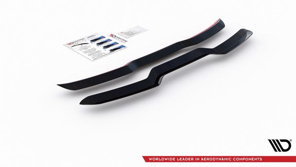 Maxton Spoiler Cap V.3 Audi RS3 8V / 8V Fl Sportback - Gloss Black