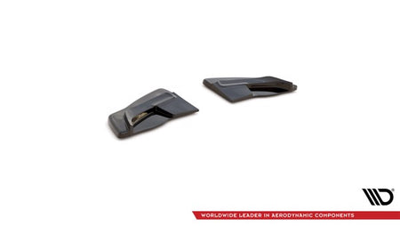 Maxton Rear Side Splitters Renault Clio Iii RS - Gloss Black