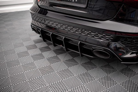 Maxton Street Pro Rear Diffuser Audi RS3 Sportback 8Y - Black