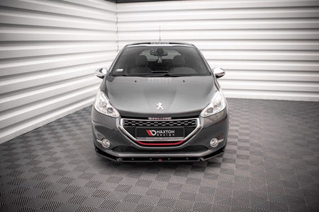 Maxton Front Splitter V.2 Peugeot 208 Gti Mk1 - Gloss Black