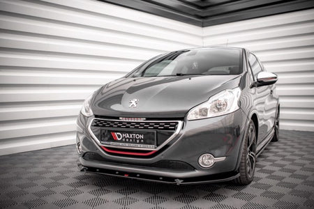 Maxton Front Splitter V.2 Peugeot 208 Gti Mk1 - Gloss Black