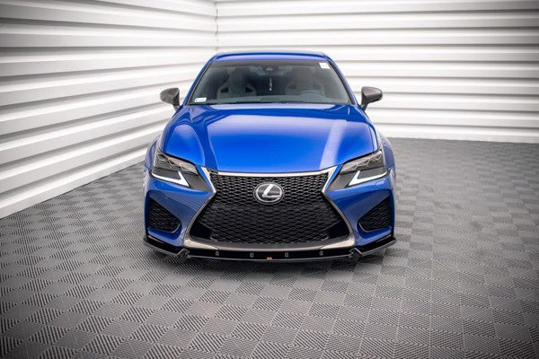 Maxton Front Splitter V.1 Lexus Gs F Mk4 Facelift - Gloss Black