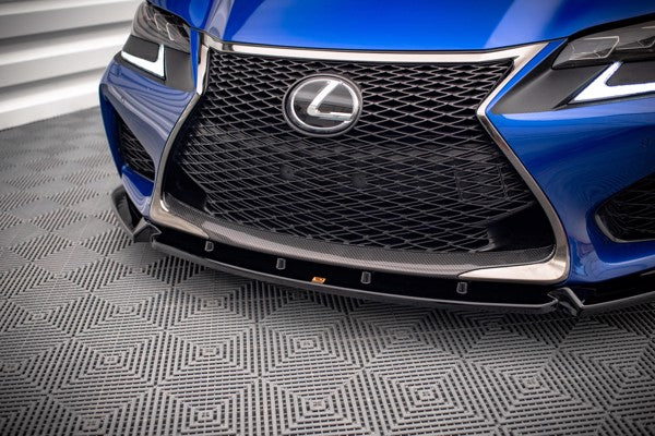 Maxton Front Splitter V.1 Lexus Gs F Mk4 Facelift - Gloss Black