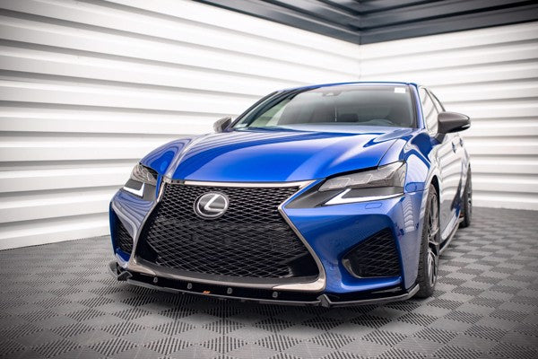 Maxton Front Splitter V.1 Lexus Gs F Mk4 Facelift - Gloss Black